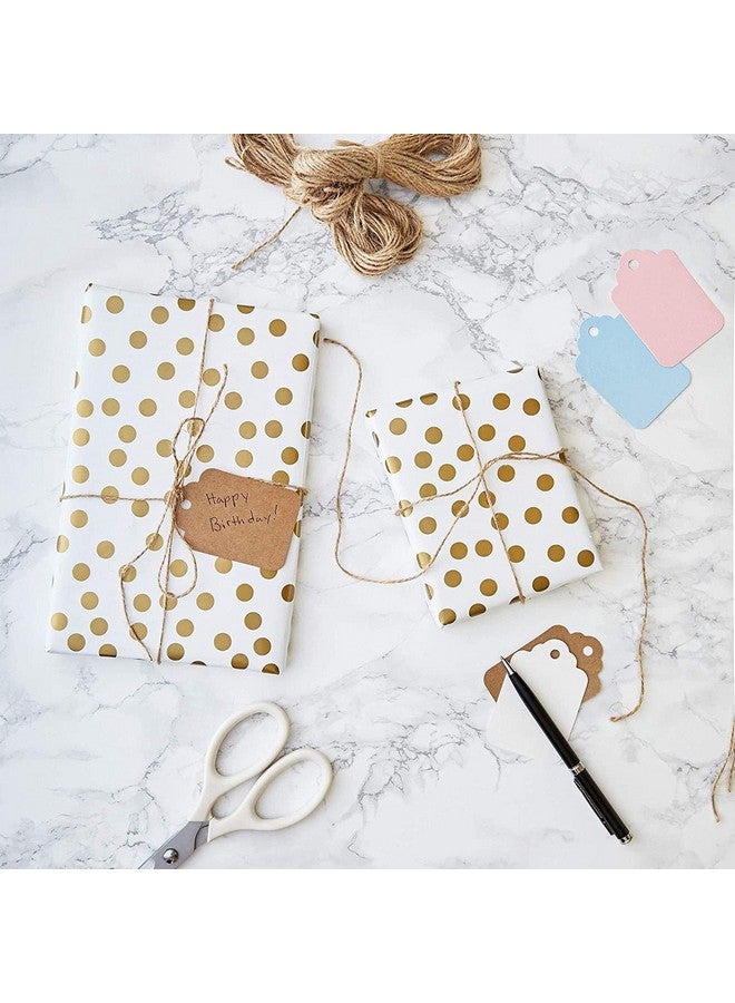 Bright Creations Paper Gift Tags With Jute String For Baby Showers And Birthday Parties (4 Colors 240 Pack) - Image 3