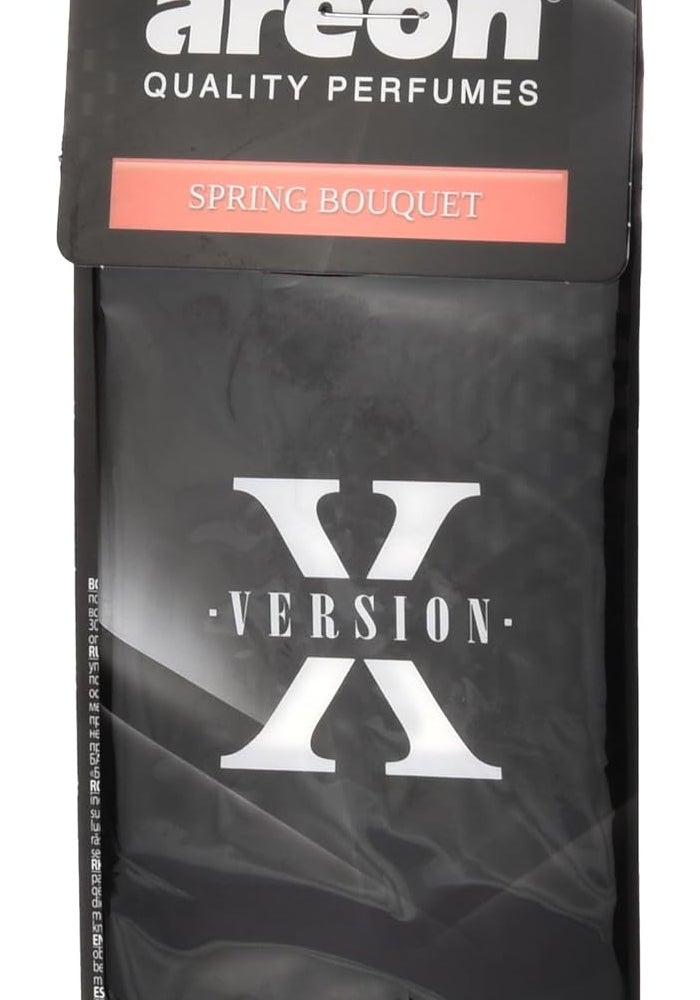 X Version Hanging Car Air Freshener - Spring Bouquet - Image 1