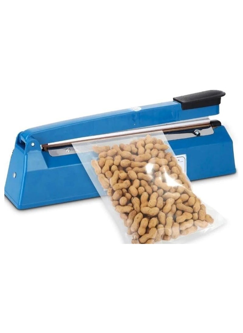VIO Impulse Sealer Manual Press Electric Heat Sealing Packaging Machine with Adjustable Timer Element Grip Plastic Bag PE PP Packet Pouch Sealer for Home Office Restaurant Cafe AU Pin 300 MM  - Image 5