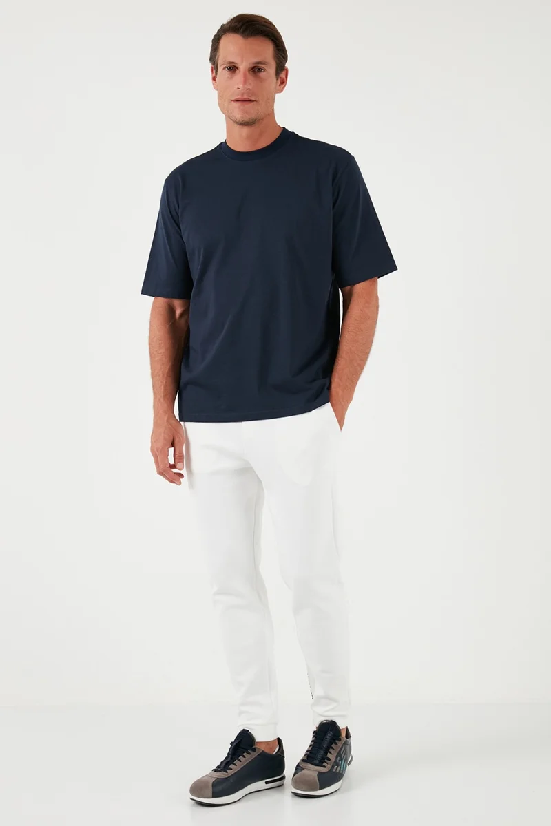 بوراتي Cotton Oversize Crew Neck Basic T Shirt Men's T Shirt 5902365