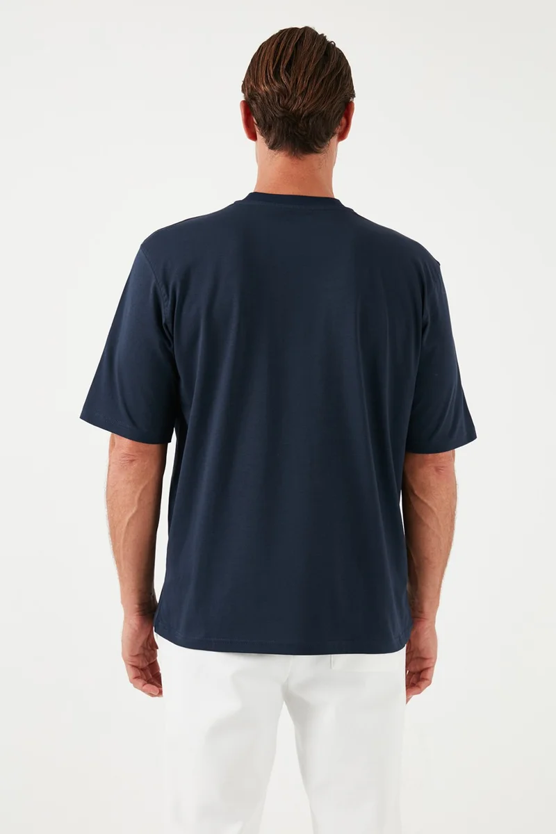 بوراتي Cotton Oversize Crew Neck Basic T Shirt Men's T Shirt 5902365