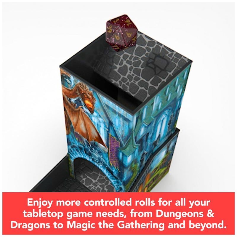 Spin Master Games Campaign Dice Tower Portable 7 Polyhedral Dice RolePlaying Board Games DND Dungeons Dragons MTG Magic The Gathering for Adults  Kids Ages 8 and up - Image 4