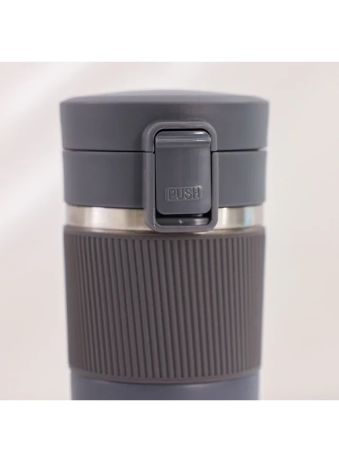 DANUBE HOME Alpine Aqua Travel Tumbler Stainless Steel Vacuum Insulated with Lid Grey 510ml