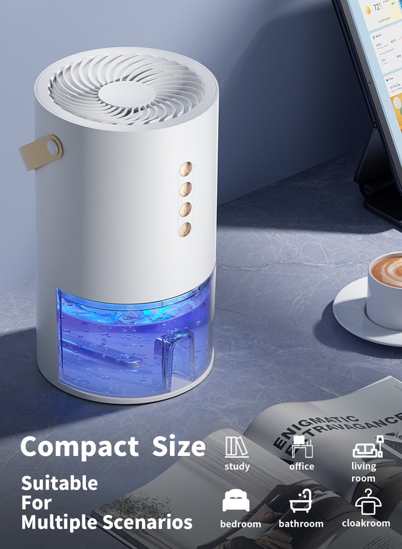 بكارنست مزيل رطوبة منزلي بخزان مياه سعة 1.3 لتر، مناسب لغرف النوم والحمامات. يتميز بخاصية إزالة الرطوبة الذكية، وإضاءة RGB، ومستوى ضوضاء منخفض، وثلاثة أوضاع مؤقت. مثالي للاستخدام العائلي. - Image 3