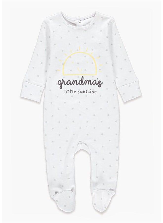 Matalan - Unisex Grandma Slogan Baby Grow - Image 1