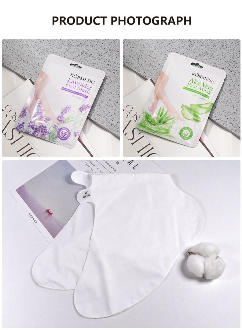 Kormesic 5PCS Lavender Foot Mask 35ml/pair - Image 3