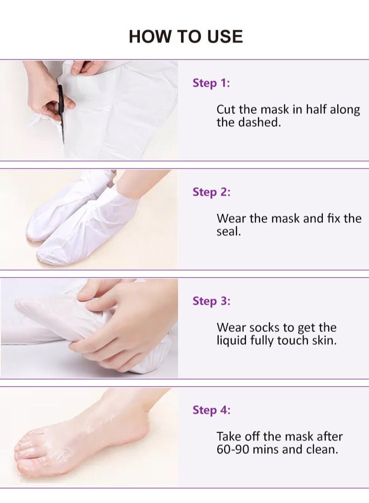 Kormesic 5PCS Lavender Foot Mask 35ml/pair - Image 5