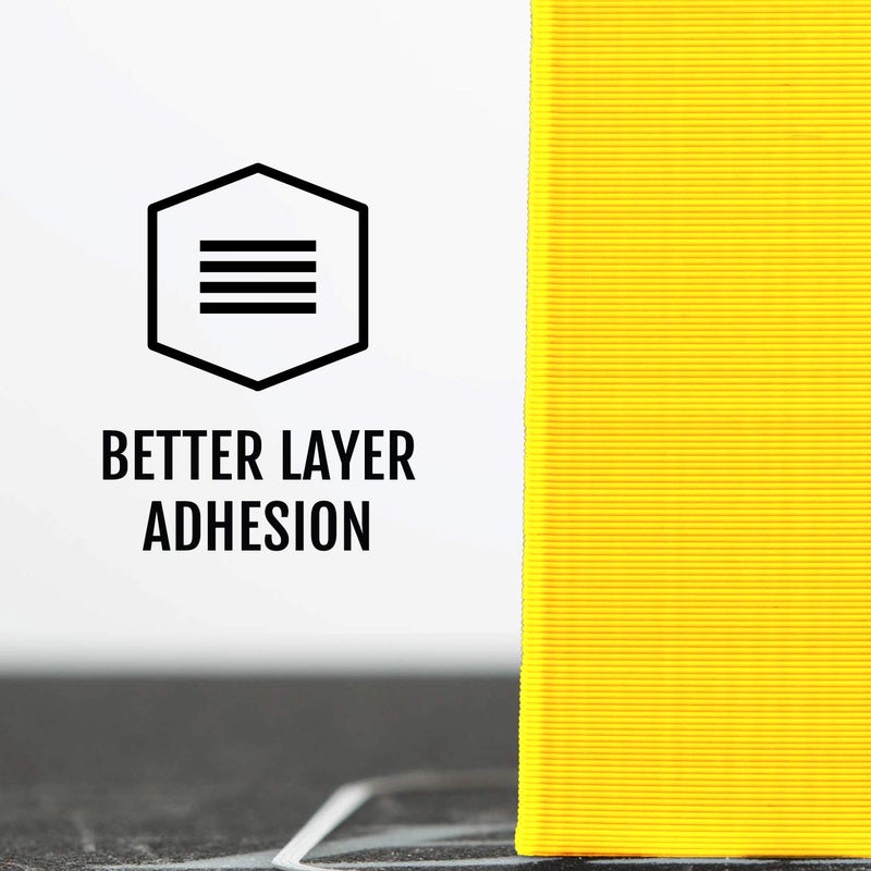 HATCHBOX 1.75mm Yellow PLA 3D Printer Filament, 1 KG Spool, Dimensional Accuracy +/- 0.03 mm, 3D Printing Filament - Image 4