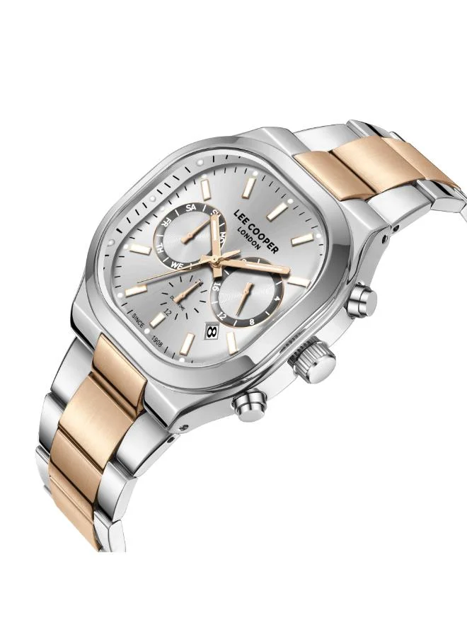 Lee Cooper Men's Metal Multi Function Watch LC08169.530 - 42X47 mm