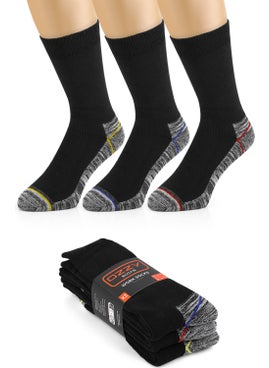 Ozzy Socks 3 Pairs of Men's Durable, Protective and Heel Toe Thick Worker Socks  - Image 1