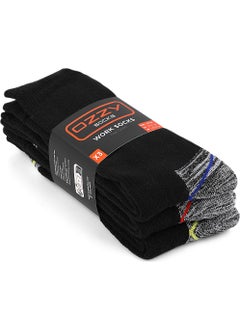 Ozzy Socks 3 Pairs of Men's Durable, Protective and Heel Toe Thick Worker Socks  - Image 2