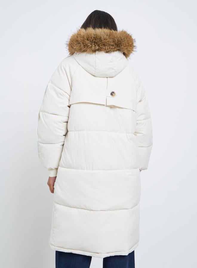 ستايلي معطف باركا مبطن بقصة عادية وياقة هودي - Image 5