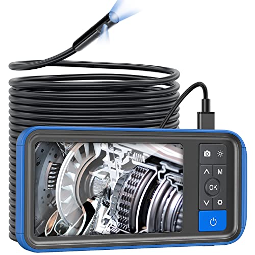 Teslong 50ft Sewer Camera, Teslong 1080P Drain Plumbing Snake Inspection Camera with Light, 50 ft Flexible Borescope Endoscope Duct Fiber Optic Scope Cam - Image 1