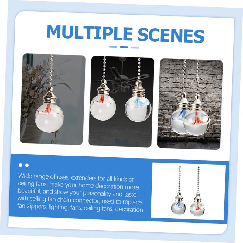 Ceiling Fan Pull Chain Extender Decorative Pendant Cord For Living Room Bedroom - Image 3