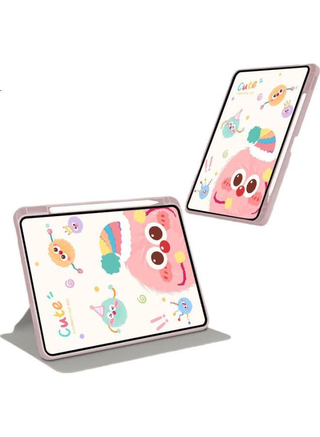 Sehan World Han Suitable For Apple Ipad Air 11-Inch Protective Case Air 6/5/4 With Pen Slot 10.9-Inch Protective Shell 360-Degree Rotating Horizontal And Vertical Support Cartoon Full Coverage Anti-Fal - Image 2