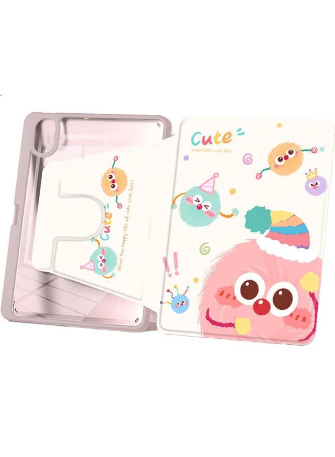 Sehan World Han Suitable For Apple Ipad Air 11-Inch Protective Case Air 6/5/4 With Pen Slot 10.9-Inch Protective Shell 360-Degree Rotating Horizontal And Vertical Support Cartoon Full Coverage Anti-Fal - Image 1