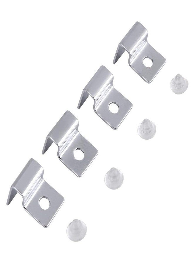 Fdit Pack of 4 Stainless Steel Aquarium Fish Glass Cover Clip Support Holder for Protecting(8mm) - Image 4