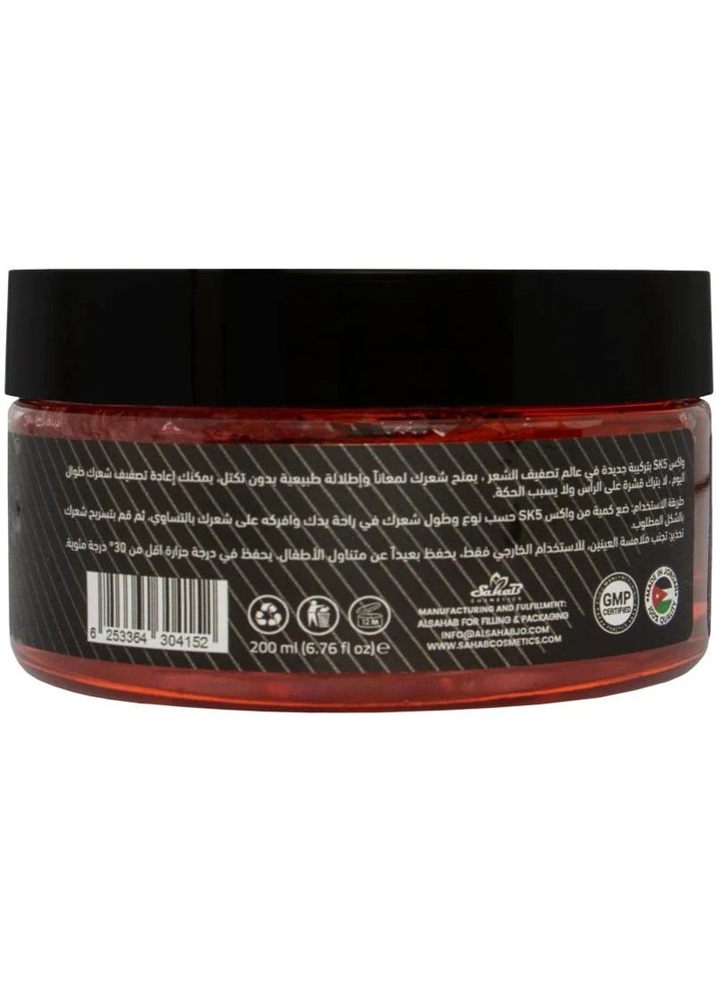 SK5 Aqua Wax Hair Styling Red 200ml - pzsku/Z7D3A188B4523DA633220Z/45/_/1735384126/4eeb74f2-57f9-4cfb-896d-43f7f03edda3