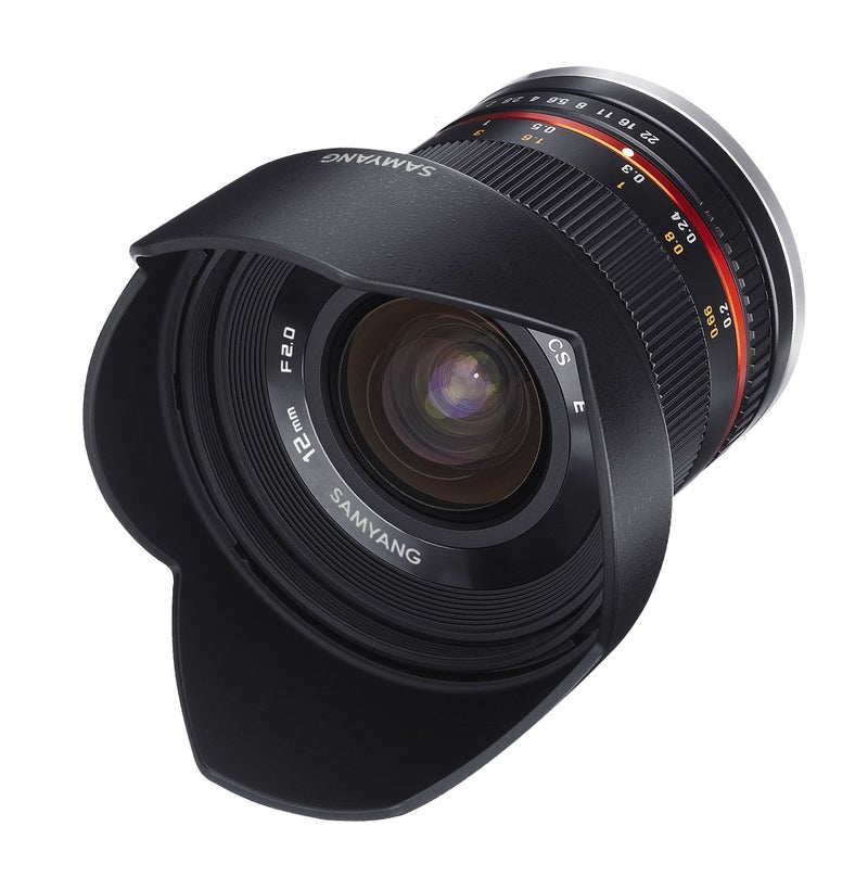 Samyang SY12M-E-BK 12mm F2.0 Ultra Wide Angle Lens for Sony E Cameras, Black - Image 3
