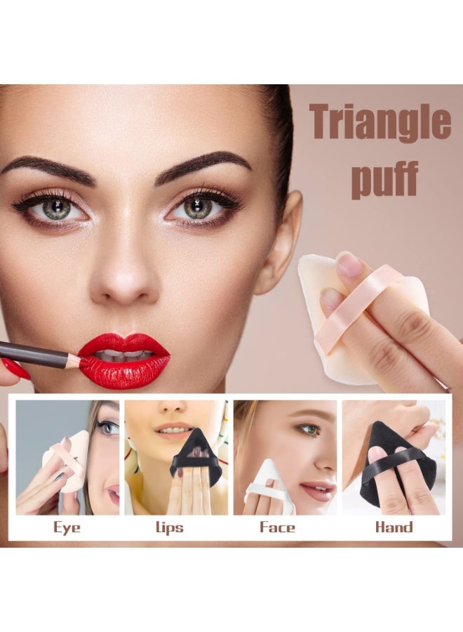 Shein 3pcs Powder Puff Soft Face Triangle Makeup Puff for Loose Powder Body Cosmetic Foundation Sponges Beauty Blender Makeup Tool Multicolors - Image 3