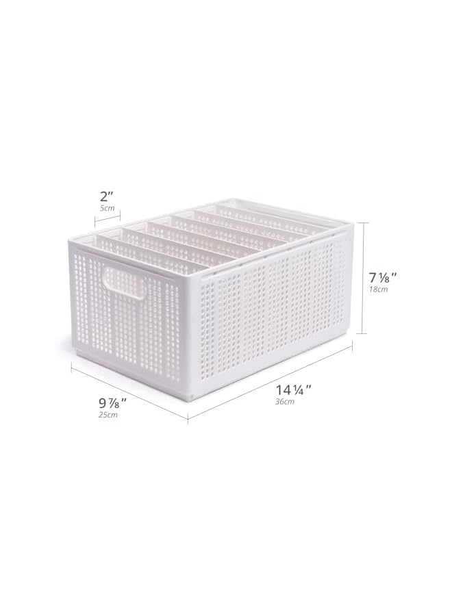 Green Tiger Closet Organizer-Storage Bin Container with Removable Dividers for Wardrobe & Drawers, Clothes Organizer, Office Organization, Pantry Organizer, Sturdy, Stackable & Foldable. - Image 2