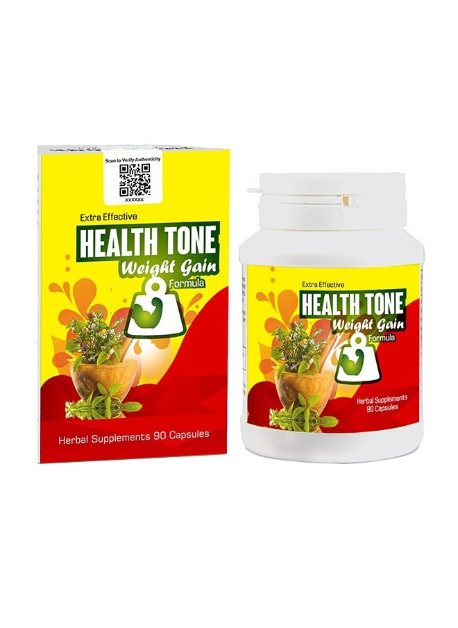 Health Tone Extra Effective Health Tone Regular Weight Gain 90 Capsules  - Image 1