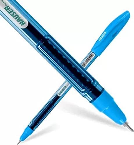 Hauser Fizzy Gel Pen Jar | Transparent & Light Weight Body | Comfortable Grip With Smooth Ink Flow | Budget Friendly Pens | Blue Ink, of 25 Pens - Image 2