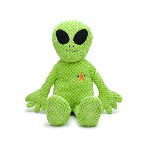 fabdog Floppies Plush Dog Toy Cute Durable Squeaky Dog Toys Best Squeak Toy for Puppies and All Breeds Ideal Pet Gift Small Alien - Image 1