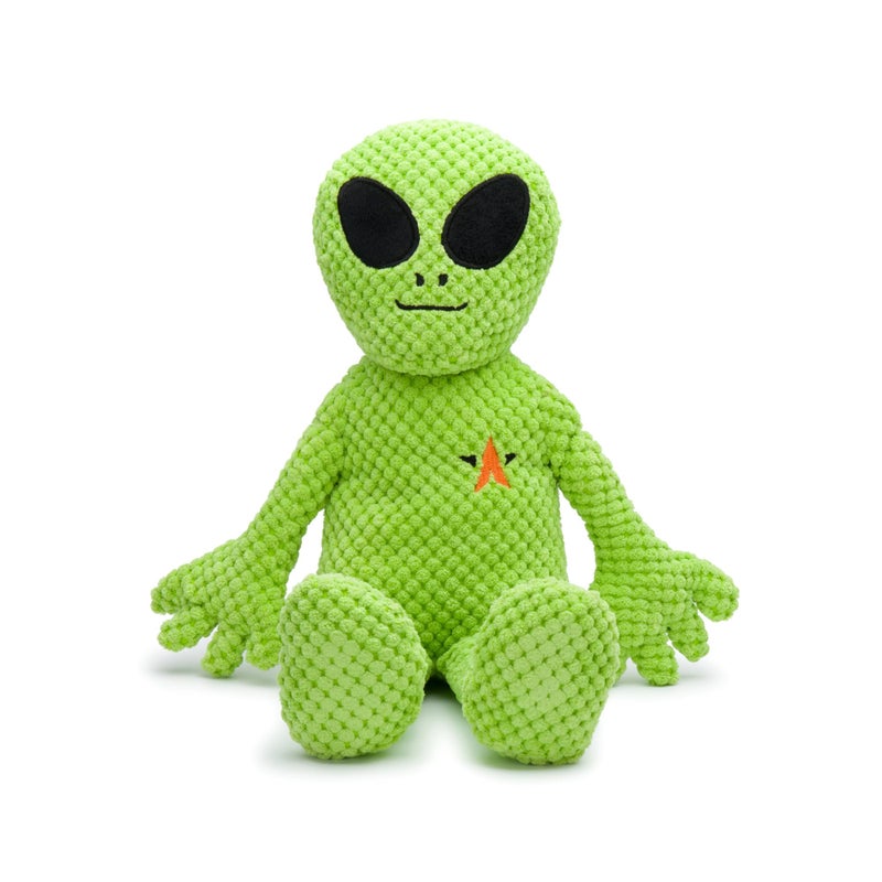 fabdog Floppies Plush Dog Toy Cute Durable Squeaky Dog Toys Best Squeak Toy for Puppies and All Breeds Ideal Pet Gift Small Alien - Image 2