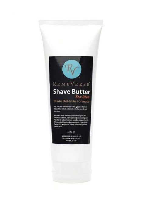 Shave Butter For Men By Remeverse. Shaving Butter That Fights Nicks Cuts Ingrown Hairs And Razor Burn (7.5 Ounces)
