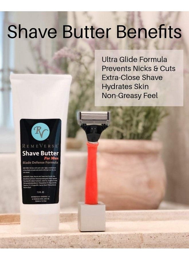RemeVerse - Shave Butter For Men By Remeverse. Shaving Butter That Fights Nicks Cuts Ingrown Hairs And Razor Burn (7.5 Ounces) - Image 1