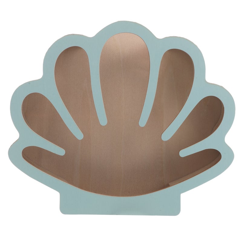 Shadow Box: Seashell Shaped Display Case Small Display Case Trinket Coastal Decor Treasure Chest Room and Bedroom Decor - Image 1