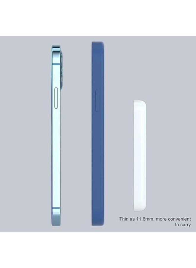 Magnetic Power Bank 5000mAh – Portable Wireless Battery Pack for iPhone 12/13/14/15/16 Series – MagSafe Compatible - Image 2