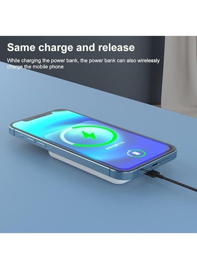 Magnetic Power Bank 5000mAh – Portable Wireless Battery Pack for iPhone 12/13/14/15/16 Series – MagSafe Compatible - Image 3