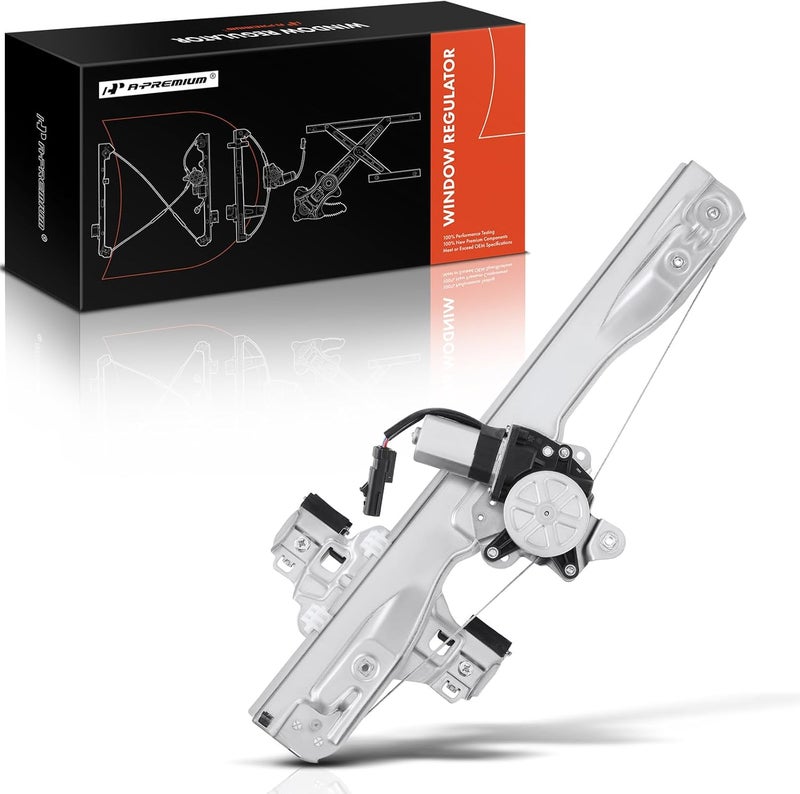 A-Premium Electric Power Window Regulator with Motor for Chevrolet Cruze 2012-2015, Cruze Limited 2016 - Rear Left Driver Side - Image 1