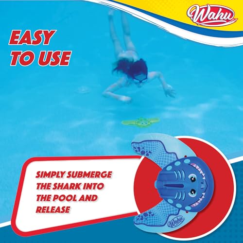 Wahu Sea Gliders Shark Underwater Pool Toy with Self-Propelled Jet and Adjustable Fins, Pool Diving Toy Shark Glides up to 60' Underwater - Image 5