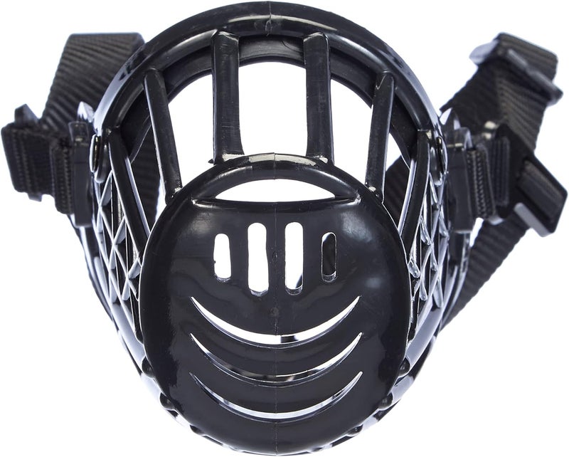 Trixie Plastic Black Muzzle for Dogs - Medium - Image 2
