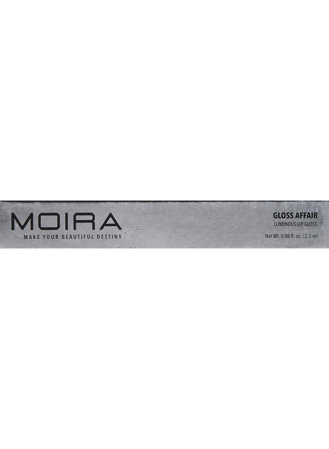 moira Gloss Affair (001, Crystal Clear) - Image 2