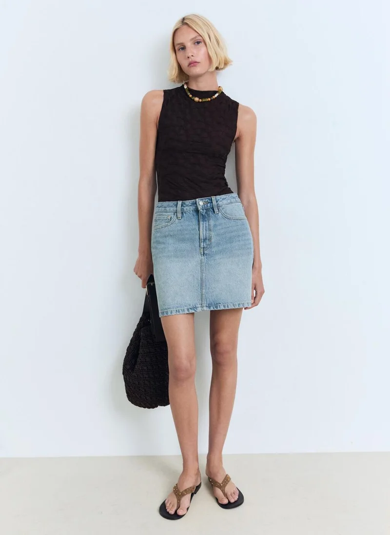 MANGO  Short denim skirt for Women | Best Price UAE