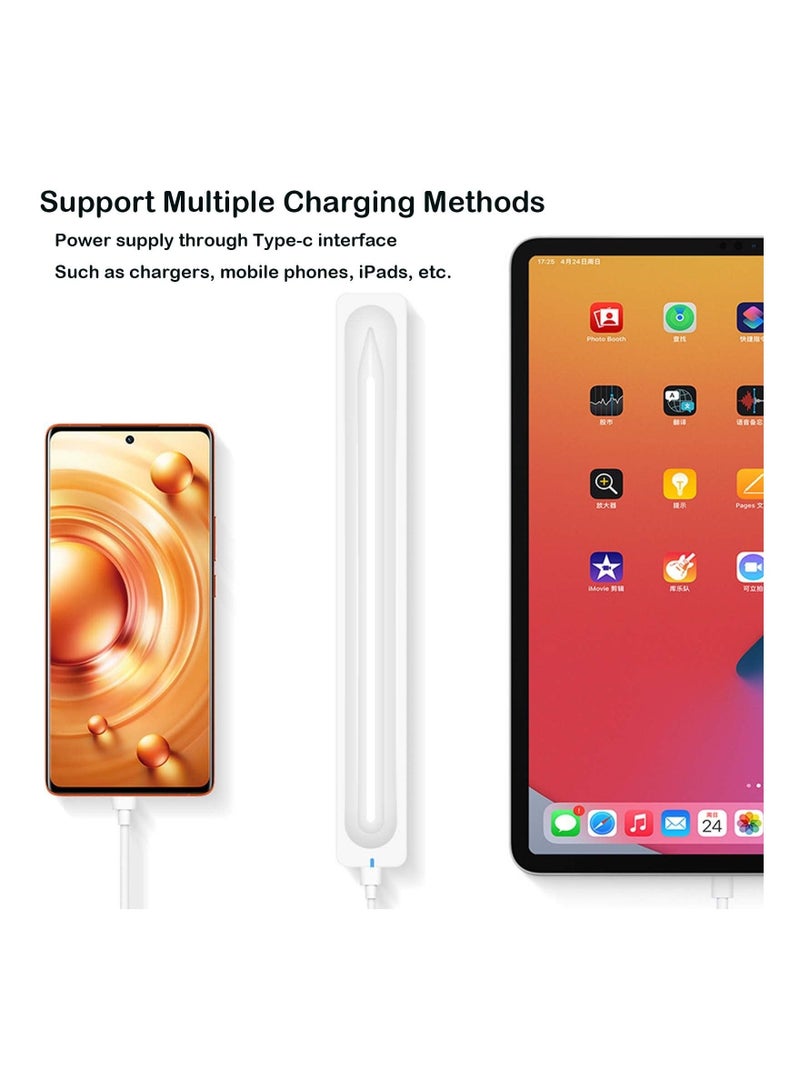 Captaintech Compatible for Apple Pencil Magnetic Wireless Charger Dock, Charging Case for Ipencil 2nd Generation, Wireless Charger, Apple Pencil 2 Charger, with USB Cable, LED Indicator Light, Anti-Silp Base - Image 5