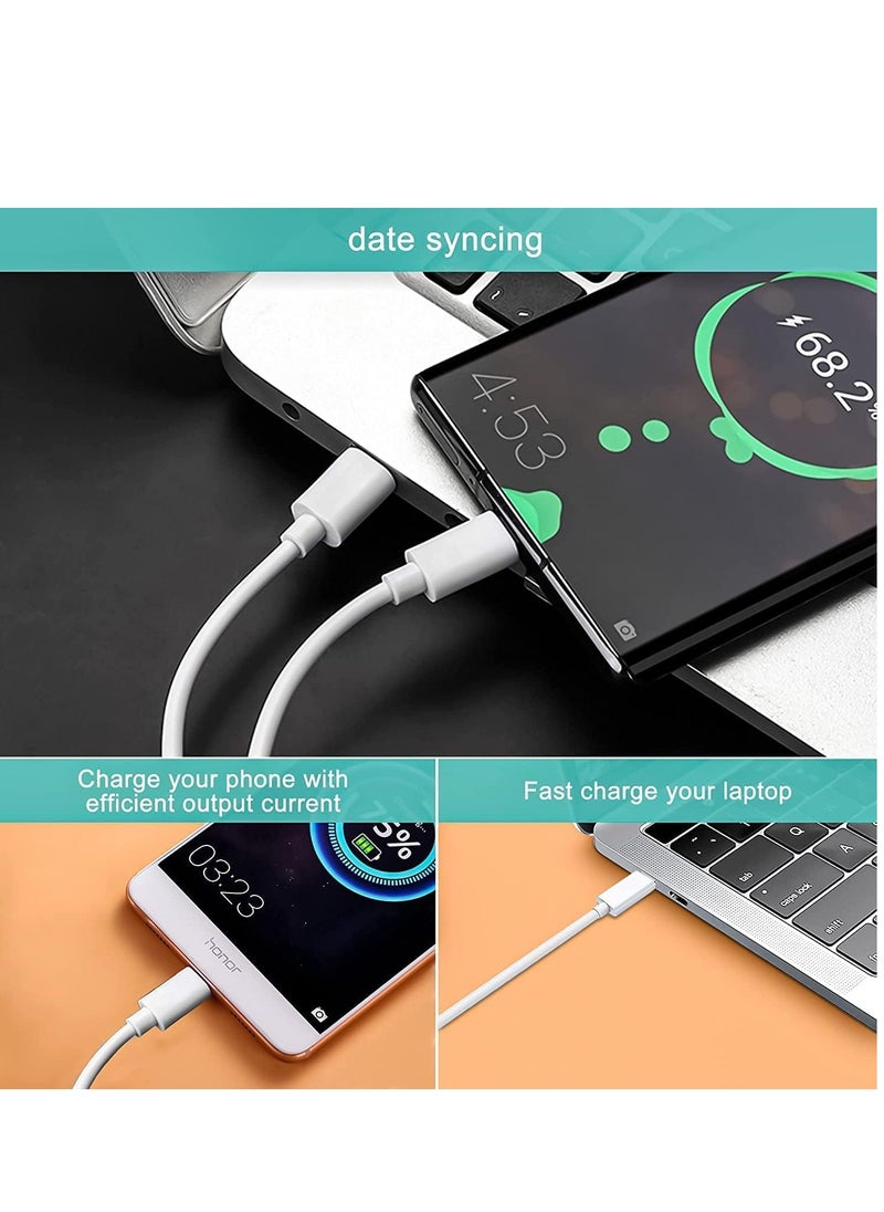 Generic - 96W Type-C Mac Book Pro-Air Fast Replacement USB C Charger, Power Adapter Compatible with 13, 14, 15, 16 Inch 2016/17 18/19/20 Model Laptops, Tabs & Smartphone Thunderbolt Charger with 6ft USB-C Cable - Image 1