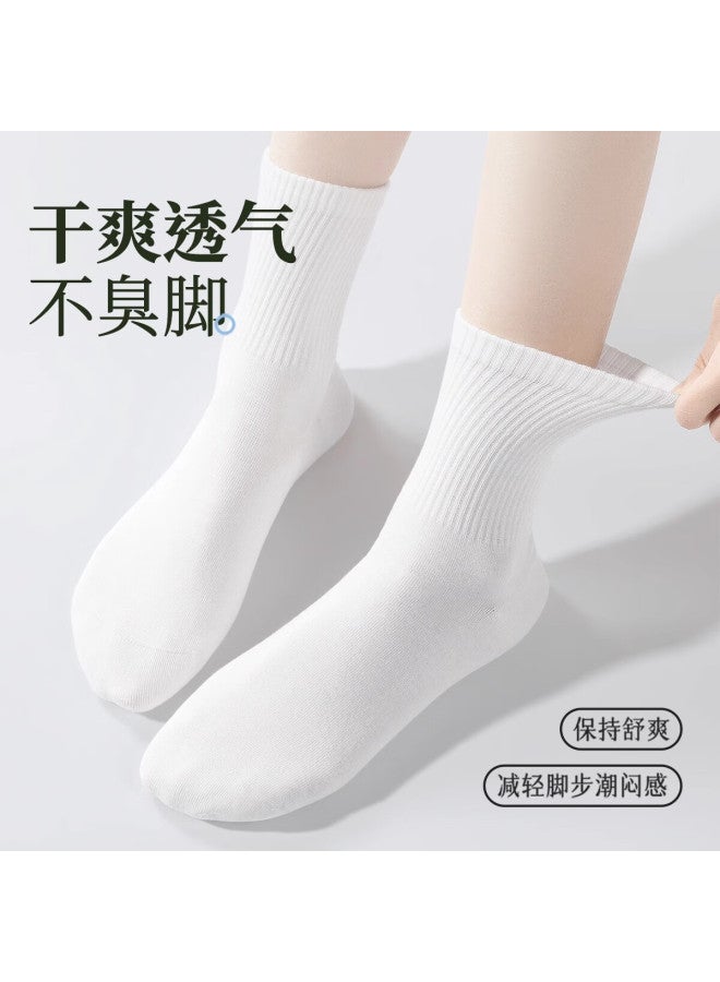 Badigao Disposable Socks For Women, Wash-free Daily Disposable Portable Mid-tube Short-tube Breathable Odor-proof Independent Bag Packed Travel Socks - Image 4