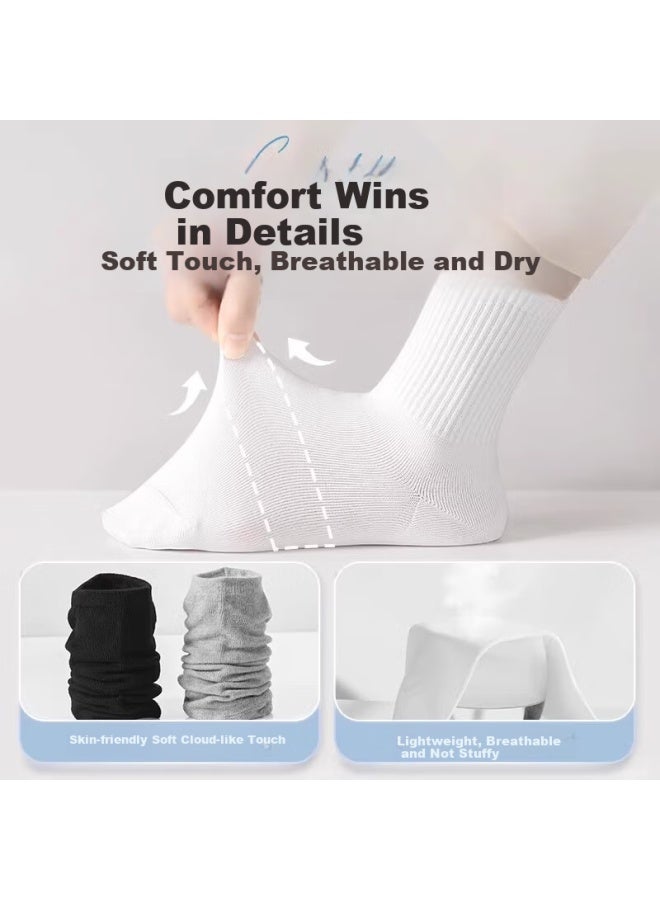 Badigao Disposable Socks For Women, Wash-free Daily Disposable Portable Mid-tube Short-tube Breathable Odor-proof Independent Bag Packed Travel Socks - Image 5