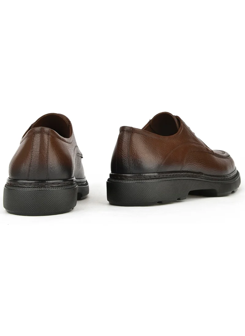 Ziya Men's Leather Shoes 143745Zab0707 Brown
