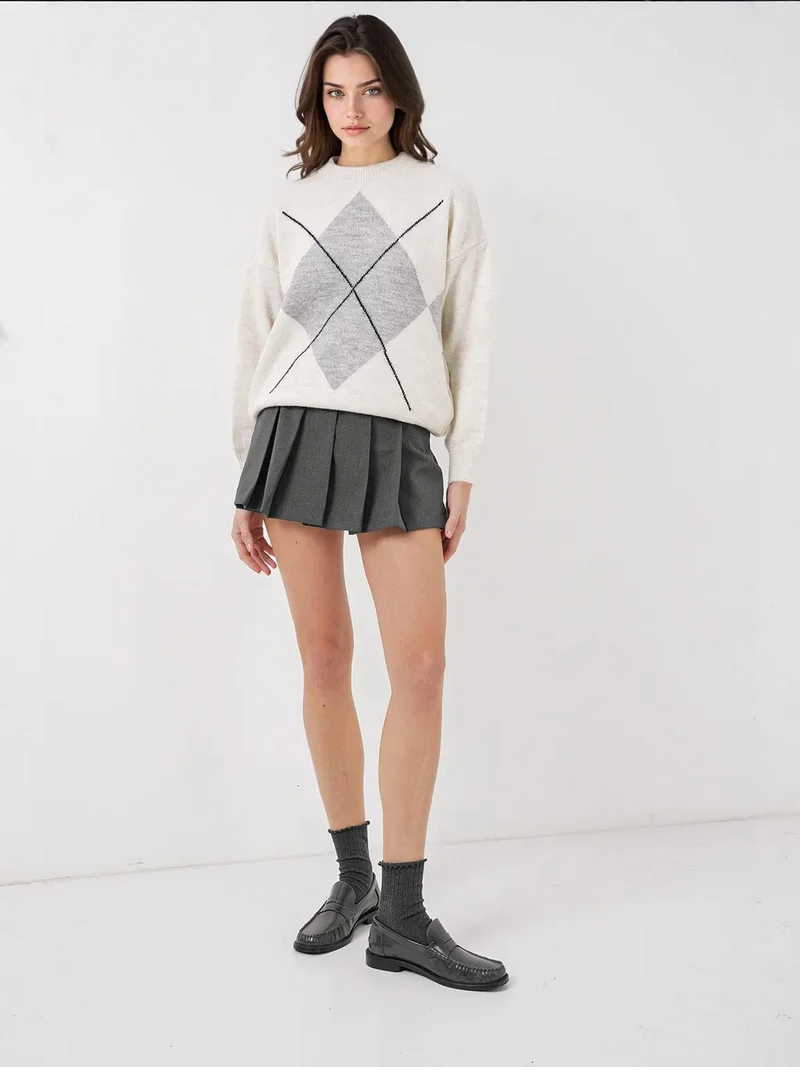 بيغ دارت كنزة صوفية كبيرة الحجم من