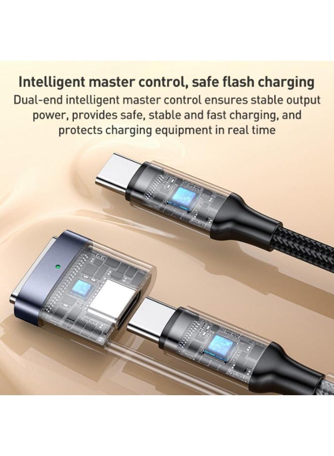 Yesido CA197 2-in-1 Magnetic Data Charging Cable 240W Type-C to Type-C - Image 3