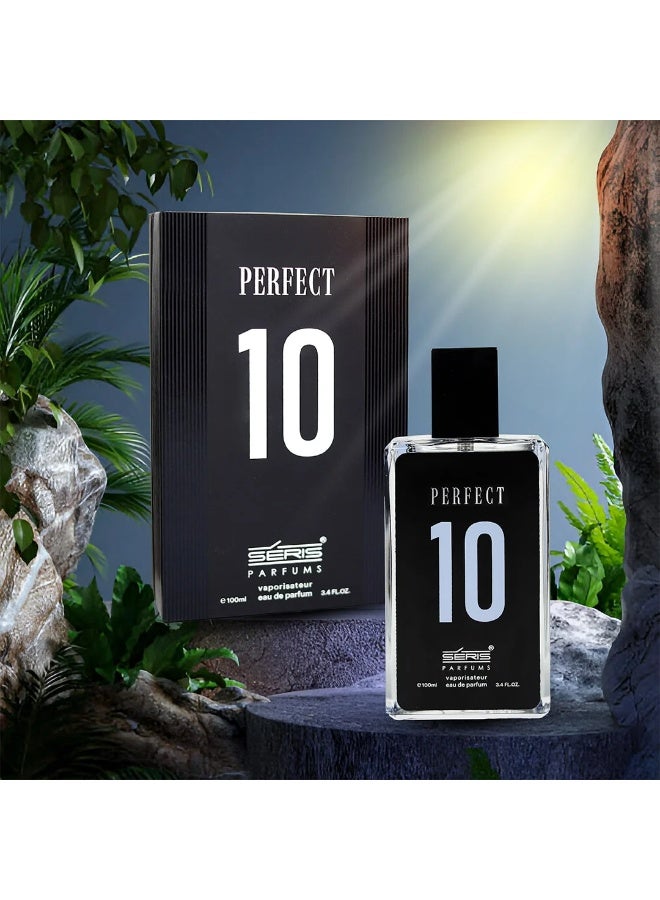 Seris Parfums Seris Perfect 10 Black EDP 100ml