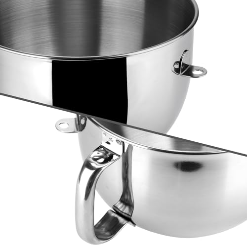 Kltchonald 6 Quart Stainless Steel Bowl for KitchenAid Bowl-Lift Stand Mixers ONLY – Fits Models KD2661, KP26M1, KP26M8, KP26N9, Not Compatible with 5-Quart Models (e.g,KV25G, KV25M) - Image 3
