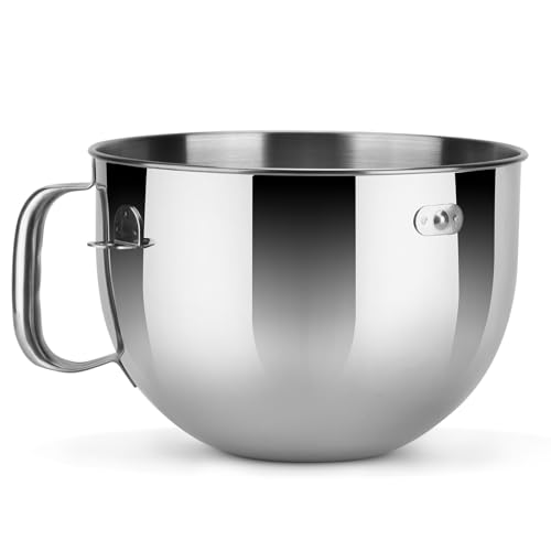 Kltchonald 6 Quart Stainless Steel Bowl for KitchenAid Bowl-Lift Stand Mixers ONLY – Fits Models KD2661, KP26M1, KP26M8, KP26N9, Not Compatible with 5-Quart Models (e.g,KV25G, KV25M) - Image 2