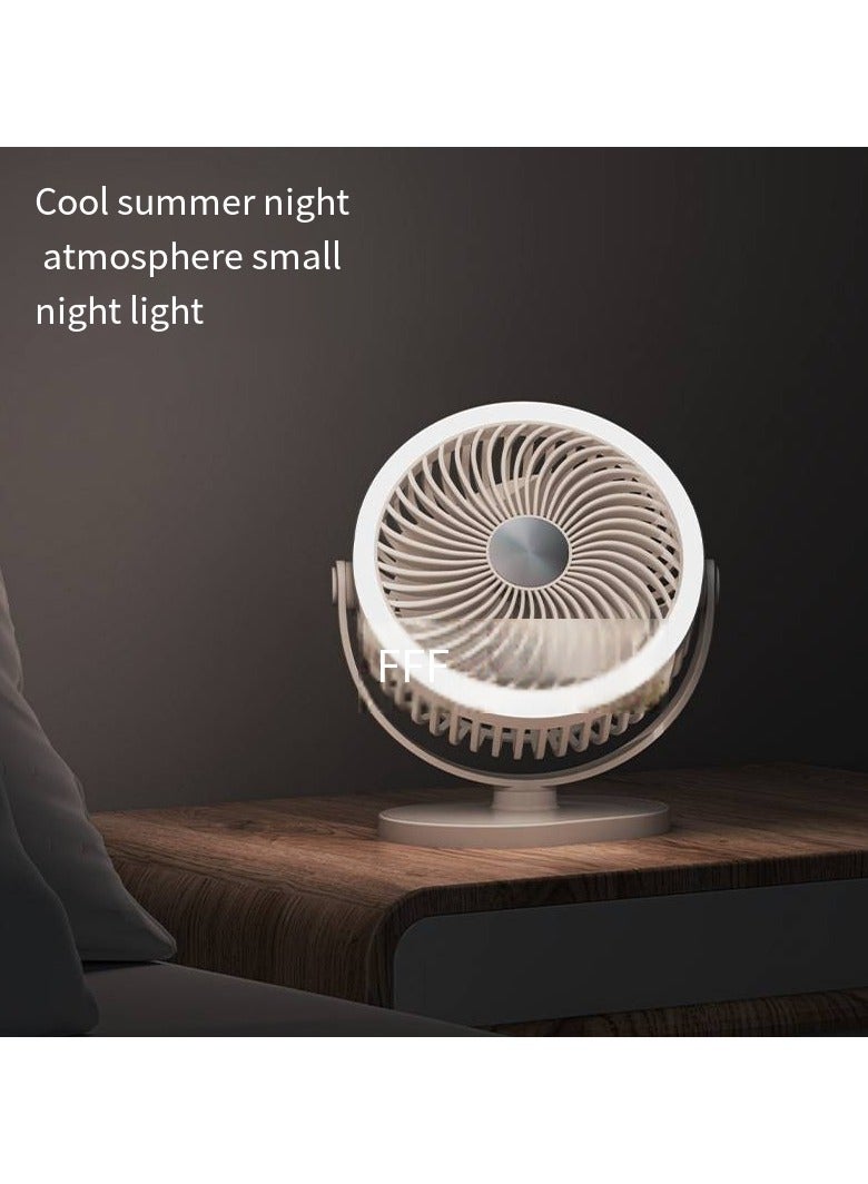Desk fan with light ring  - Image 2